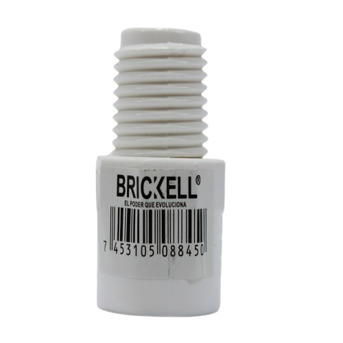 ADAP. MACHO PVC 1/2" MR UNID BRICKELL 