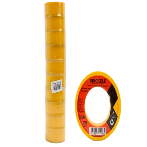 CINTA TEFLON 10M, 3/4" 19MM X 0.2MM UNID BRICKELL
