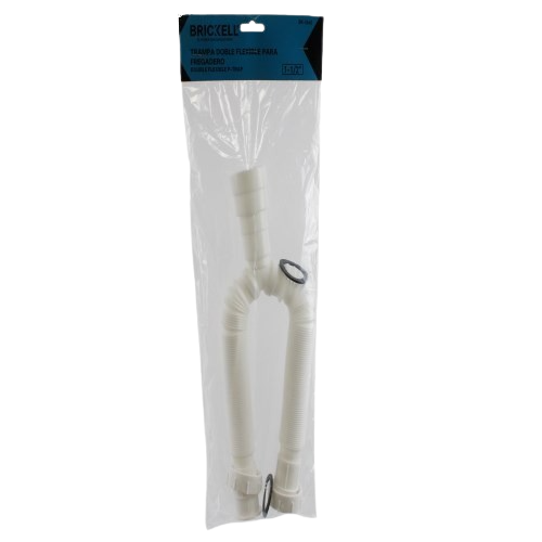 DESAGUE DRENAJE FREGADERO 1 1/2" DOBLE 80 CM UNID BRICKELL
