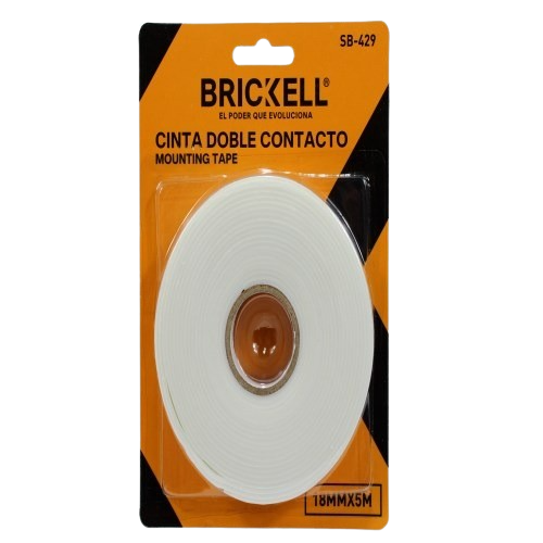 CINTA DOBLE CONTACTO HEAVY DUTTY 5 METROS UNID BRICKELL