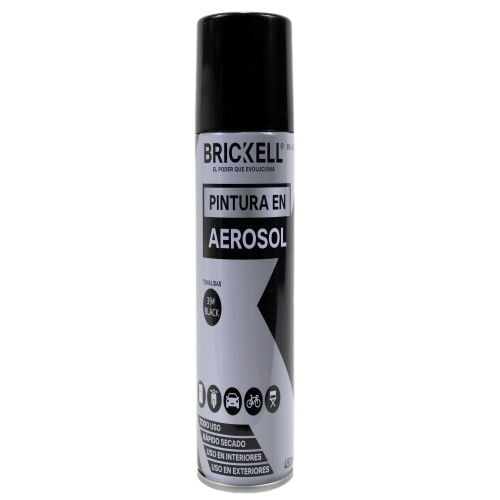 SPRAY PINTURA 450ML NEGRO BRILLANTE #1139 UNID BRICKELL