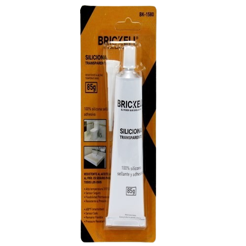SILICON TRANSPARENTE 85GR UNID BRICKELL