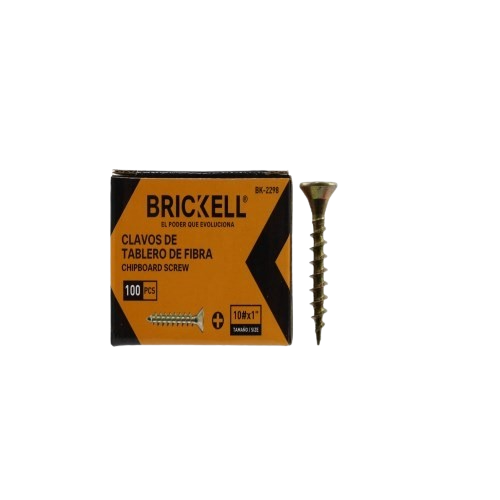 TORNILLO DRYWALL 10 X 1" CAJA 100 PCS UNID BRICKELL