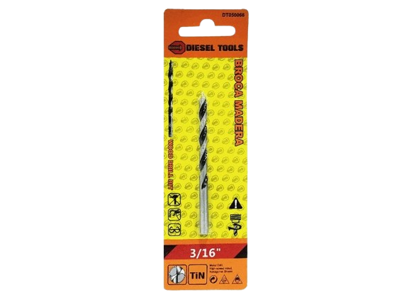 BROCA PARA MADERA 3/16" UNID DIESEL TOOLS