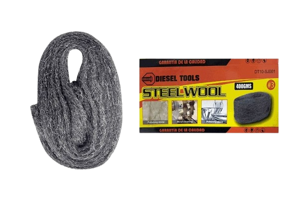 LANA DE ACERO #3 400 GR UNID DIESEL TOOLS