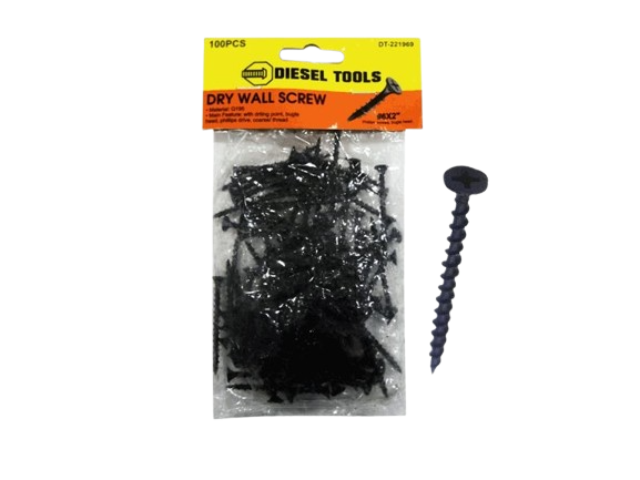 TORNILLO DRYWALL 6 X 2" CAJA 100 PCS UNID DIESEL TOOLS