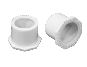 BUJE DE PVC LISA 3/4" A 1/2" UNID S/M