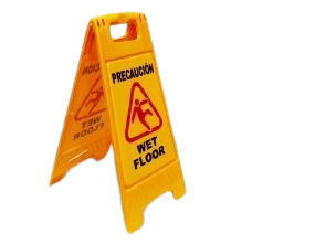 SEÑALIZADORA DE PISO MOJADO 62X30X1,5CM UNID S/M