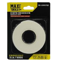 CINTA DOBLE CONTACTO BLANCA 2,74 METROS UNID MAXI TOOLS