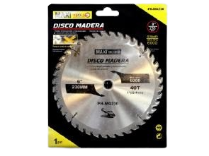 DISCO DE CORTE PARA MADERA 9" 40 DIENTES UNID MAXI TOOLS