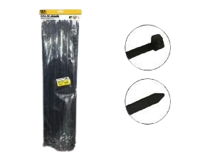 TIRRAP ZUNCHO NEGRO 8x500MM 100 PZAS UNID MAXI TOOLS