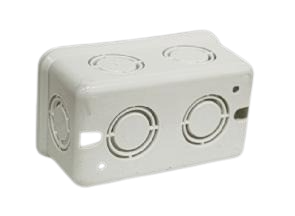 CAJA ELECT 4X2 PVC UNID ORIX