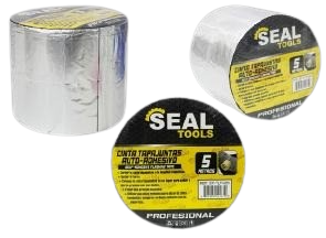 CINTA TAPA GOTERA ALUMINIZADA 4" X 5 METROS UNID SEAL TOOLS