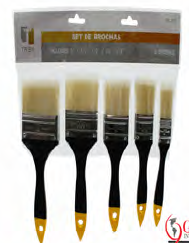 SET DE BROCHAS  5 PZAS UNID TREK