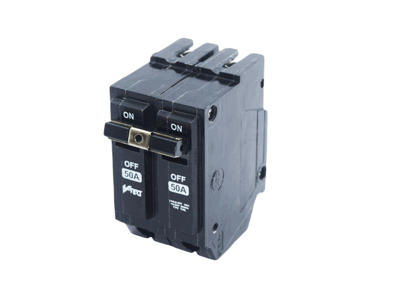 BREAKER INTERRUPTOR DE CIRCUITO THQL EMPOTRAR DOBLE 50A UNID V-TEG