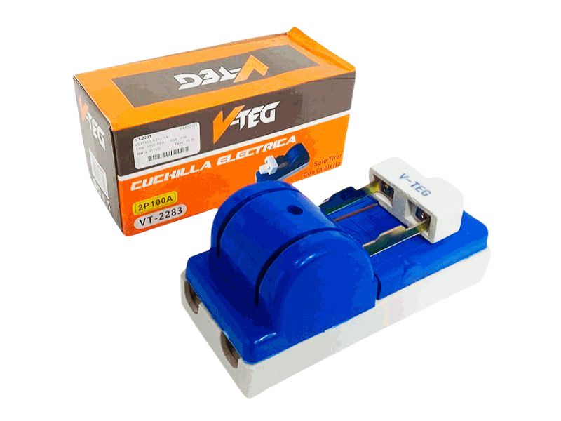 CUCHILLA 1 PASE/2 POLOS 100 AMP UNID V-TEG