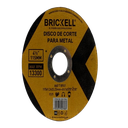 DISCO DE CORTE PARA METAL 4 1/2" 115CM PLANO UNID BRICKELL
