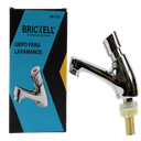 LLAVE INDIVIDUAL PARA LAVAMANO CROMADA 1/2" UNID BRICKELL
