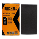 PAPEL DE LIJA  60 GRANO 50PZAS UNID BRICKELL