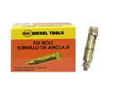 RAMPLUG METALICO DE ANCLAJE 5/16" 100 PZAS UNID DIESEL TOOLS