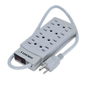 REGLETA ELECTRICA 8 TOMAS BLANCA UNID BRICKELL