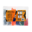 SET DE TORNILLOS Y RAMPLUG 160 PCS (5*25mm 7*25mm 8*25mm 10*25mm) UNID BRICKELL