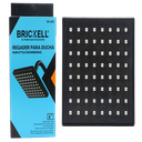 REGADERA CUADRADA 6" TIPO LLUVIA COLOR NEGRA UNID BRICKELL