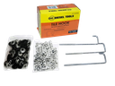 GANCHO DE TECHO TIPO L - 2"X1" CORTO CAJA 100 PIEZAS UNID DIESEL TOOLS