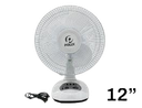 VENTILADOR 12" RECARGABLE DE MESA UNID POLUX