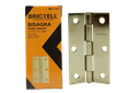 BISAGRA TIPO LIBRO 3"X2 1/2" 2PZAS 1,6MM DORADO UNID BRICKELL