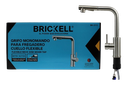 LLAVE DE FREGADERO MONOMANDO FLEXIBLE AC INOX UNID BRICKELL