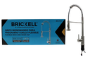 LLAVE DE FREGADERO MONOMANDO FLEXIBLE AC INOX UNID CROMADA BRICKELL