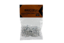 GRAPA CUADRADRO PARA CABLE 6MM. 100 PZAS UNID BRICKELL
