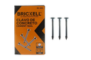 CLAVO DE ACERO GALVANIZADO 1 1/2" E=4MM 1KG UNID BRICKELL