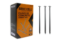 CLAVO DE ACERO GALVANIZADO 4" E=4.5MM 1KG UNID BRICKELL