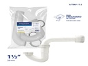 DESAGUE DE PLASTICO PARA FREGADERO 1 1/2" UNID AQUAFINA
