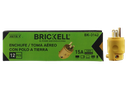 ENCHUFE 3 PATAS 15AMP - 125V UNID BRICKELL