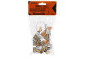 ABRAZADERA ACERO INOXIDABLE (19-38MM)-(3/4"-1-1/2") 10 PZAS UNID BRICKELL