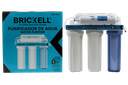 FILTRO PURIFICADOR AGUA 5 ETAPA CON GRIFO + TUBERIA + VALVULA BOLA UNID BRICKELL