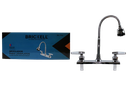 LLAVE PARA FREGADERO DOBLE CUELLO FLEXIBLE UNID BRICKELL