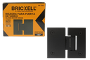 BISAGRA DE PUERTA DE VIDRIO 180°-4MM (9X5.5CM) AC/INOX UNID BRICKELL