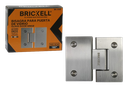BISAGRA DE PUERTA DE VIDRIO 180°-4MM (9X5.5CM) AC/INOX UNID BRICKELL