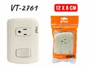 INTERRUPTOR + APAGADOR CREMA UNID V-TEG