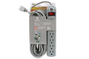 REGLETA ELECTRICA DE 6 ENCHUFES 8 MT GRIS UNID TREK