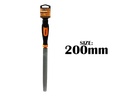 LIMA DE ACERO PLANA  4"  200MM UNID COOFIX