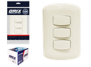 INTERRUPTOR TRIPLE TIPO BTICINO UNID ORIX