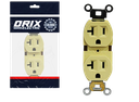TOMA CORRIENTE DOBLE 270 POLARIZADO 20AMP UNID ORIX