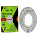 CABLE ELECTRICO SPT 16AWG 100% COBRE BLANCO 100 METROS UNID BRICKELL