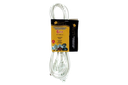 EXTENSION ELECTRICA BLANCA 6FT ENTRADA POLO A TIERRA UNID KINGS TOOLS