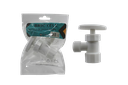 LLAVE DE ARRESTO PLASTICA 1/2" x 1/2 UNID BRICKELL